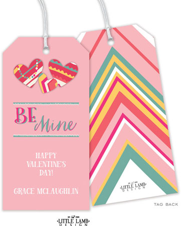 Little Lamb - Valentine's Day Hanging Gift Tags (Be Mine)